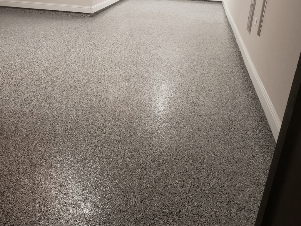 epoxy flake garage floor coating