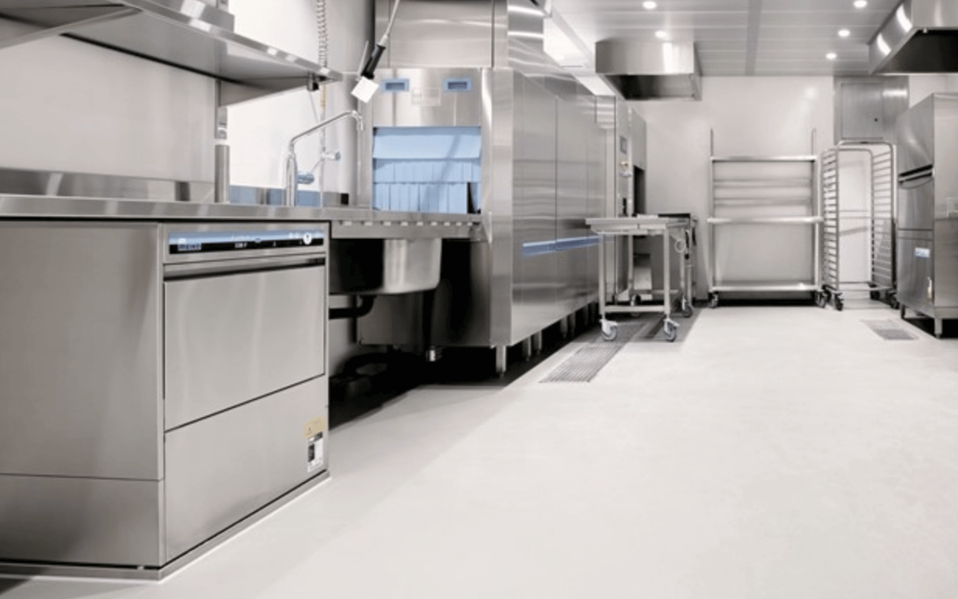 commercial restaurant kitchen epoxy floors